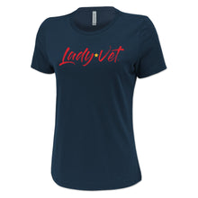 Load image into Gallery viewer, Marines Lady Vet Full Chest Logo Ladies T-Shirt