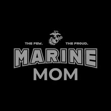 Load image into Gallery viewer, Marines Mom T-Shirt (Black)