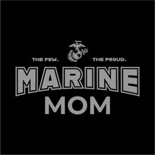 Load image into Gallery viewer, Marines Mom Ladies T-Shirt (Black)