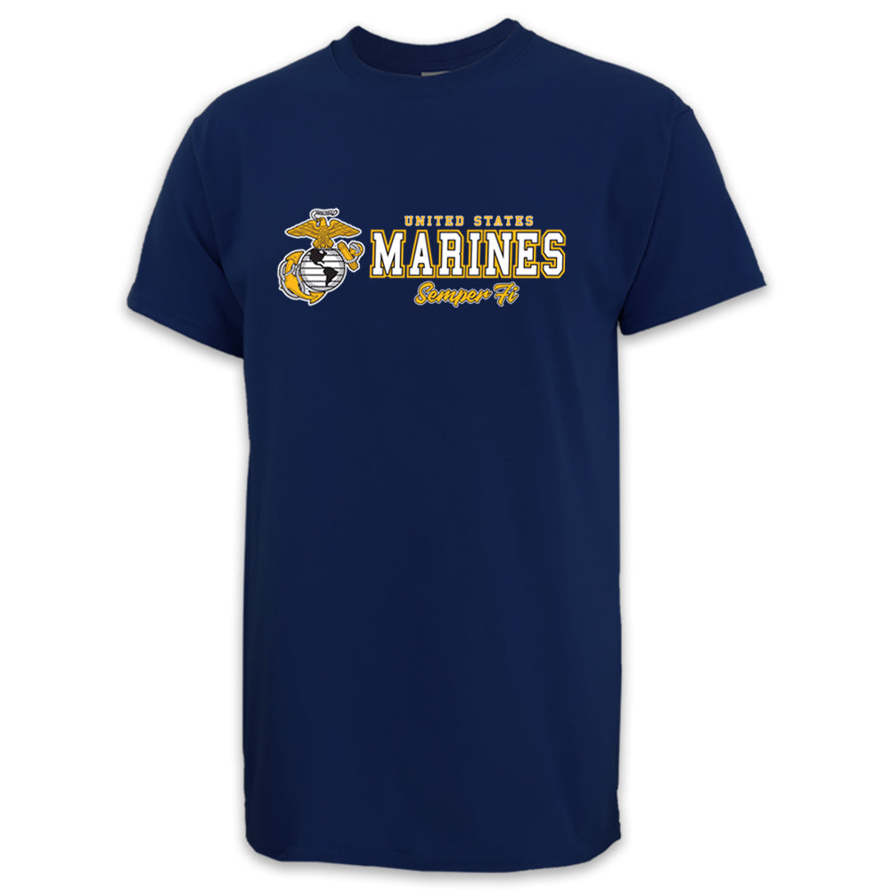 Pick Your Design Marines T-Shirt (Navy)