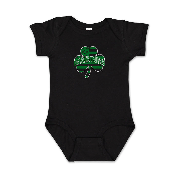 Marines Shamrock Infant Romper