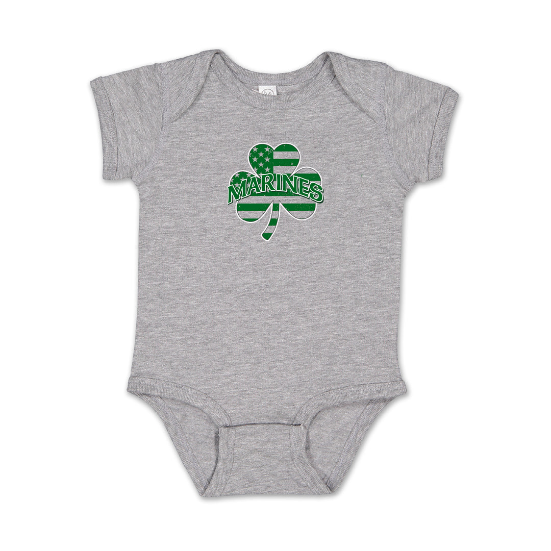 Marines Shamrock Infant Romper
