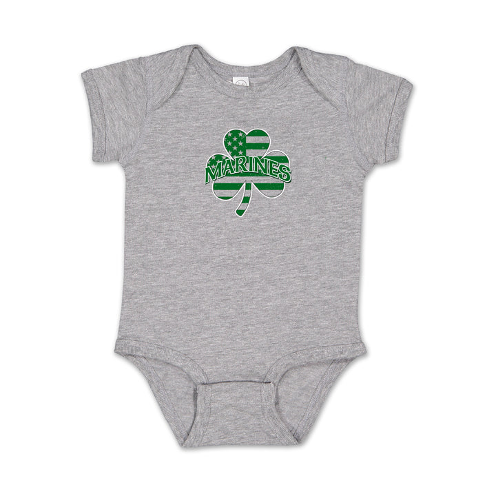 Marines Shamrock Infant Romper