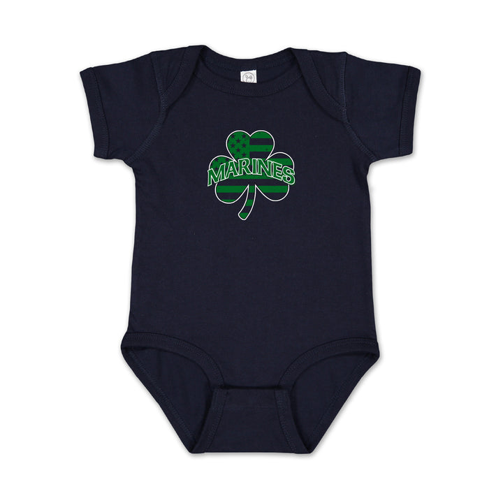 Marines Shamrock Infant Romper