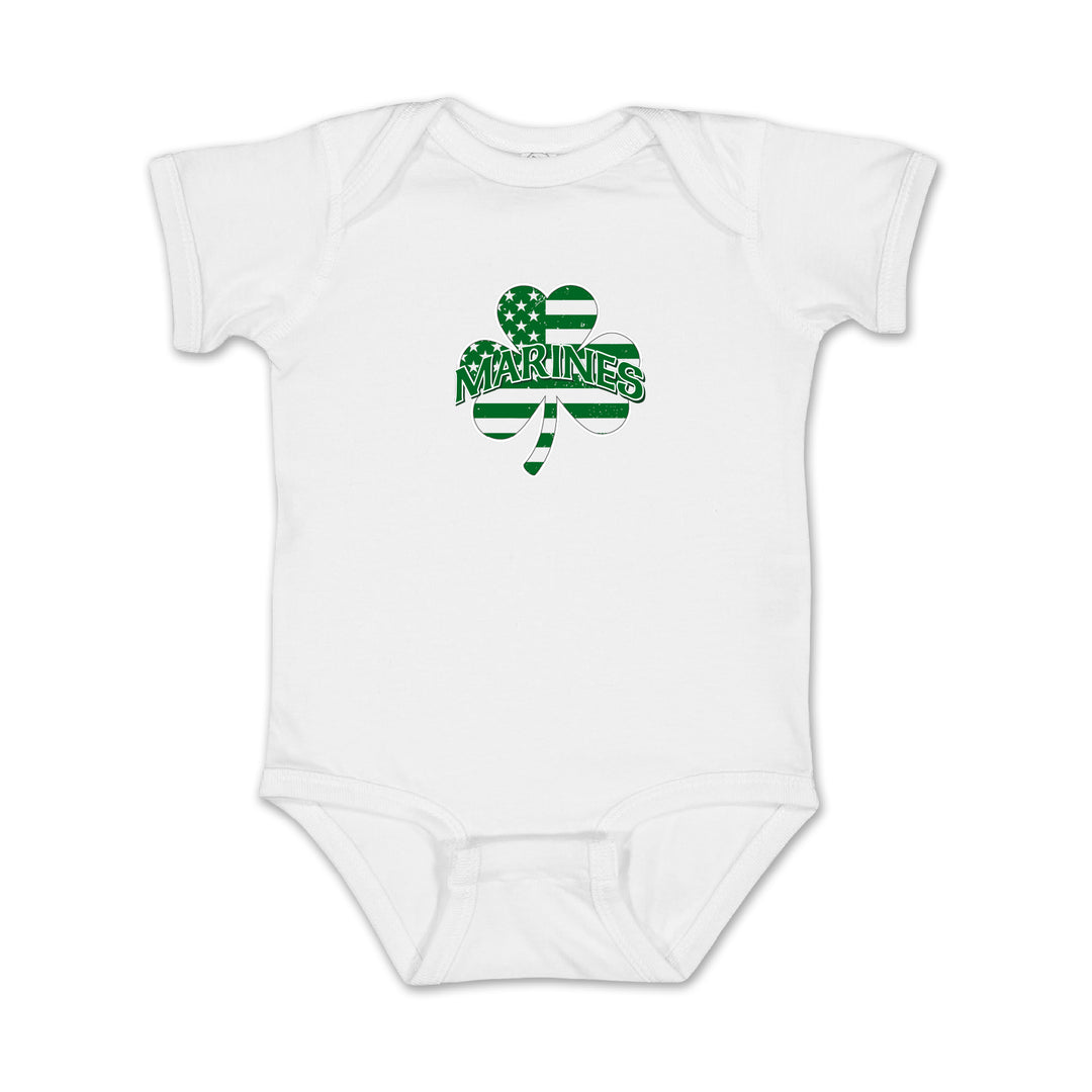 Marines Shamrock Infant Romper