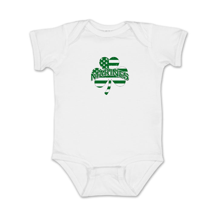 Marines Shamrock Infant Romper