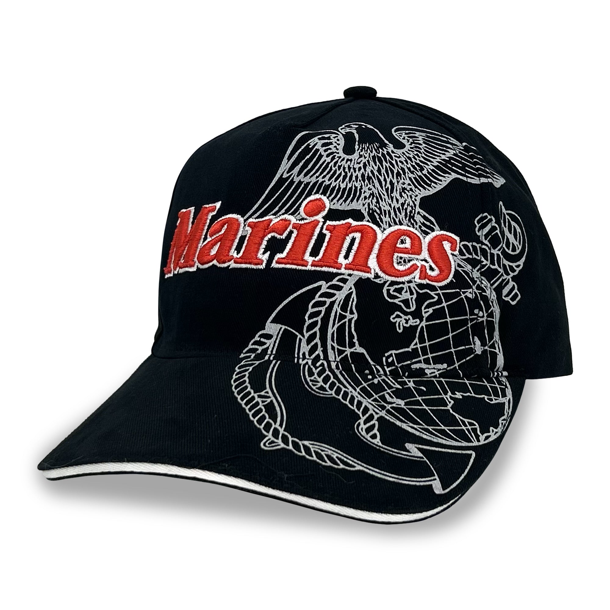 Marines Side Bill Hat (Black)
