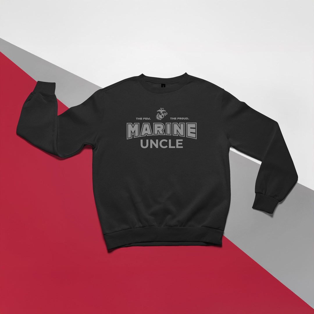 Marines Uncle Crewneck (Black)
