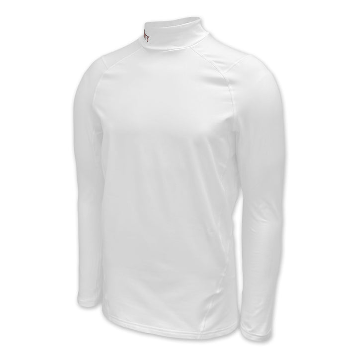 Marines Under Armour ColdGear Fitted Mock (White)