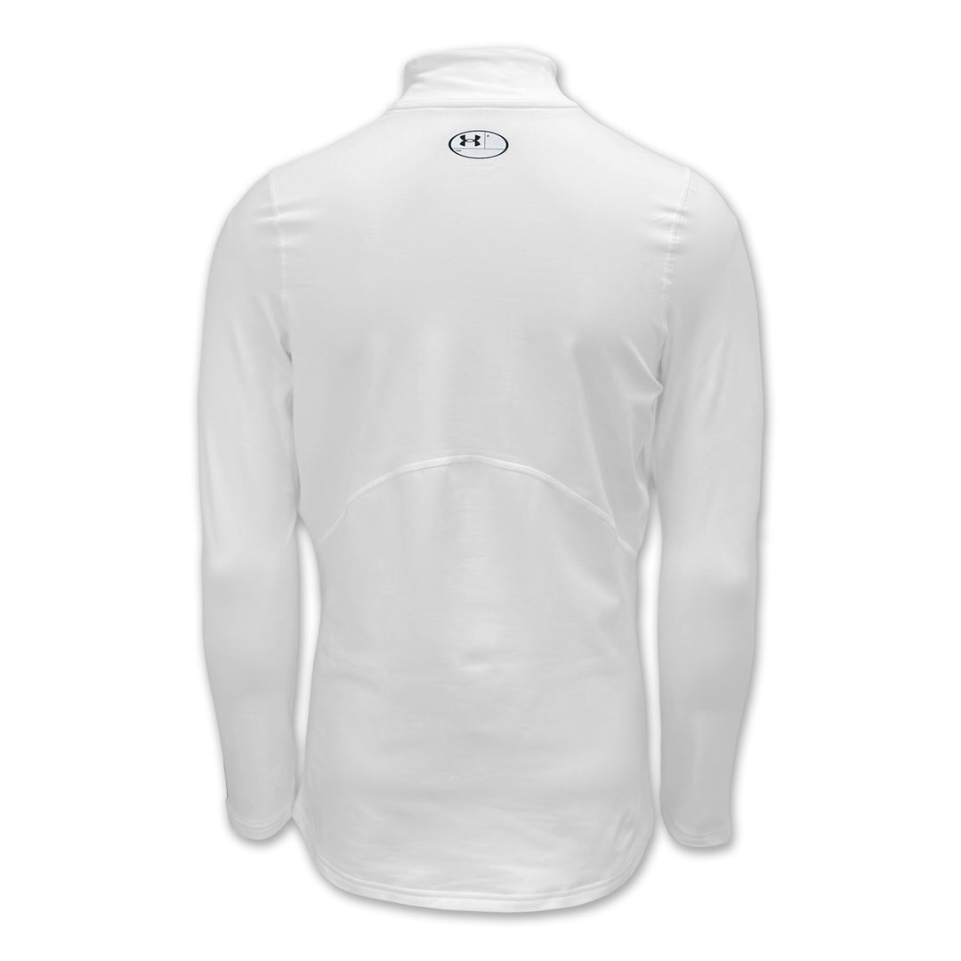 Marines Under Armour ColdGear Fitted Mock (White)