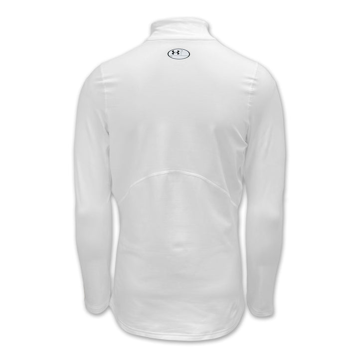 Marines Under Armour ColdGear Fitted Mock (White)