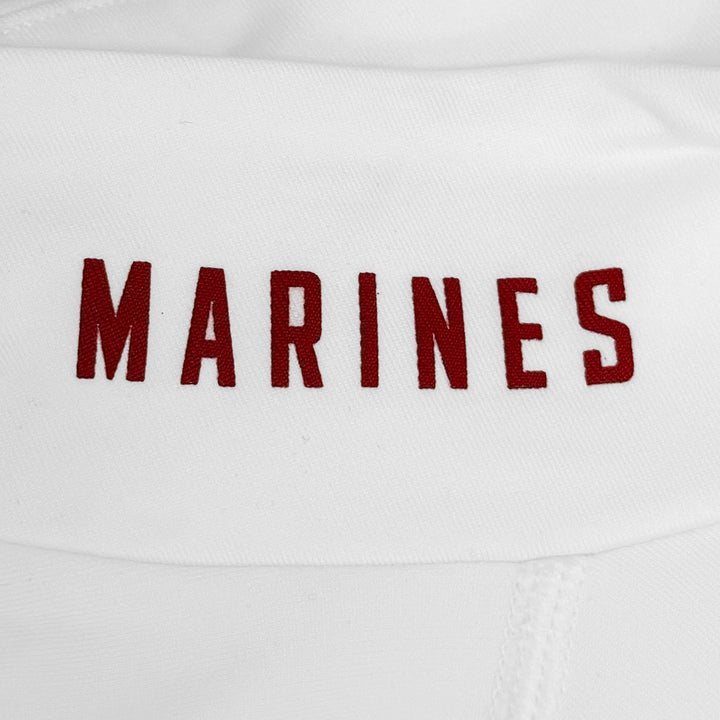 Marines Under Armour ColdGear Fitted Mock (White)