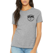 Load image into Gallery viewer, Marines Veteran Ladies T-Shirt