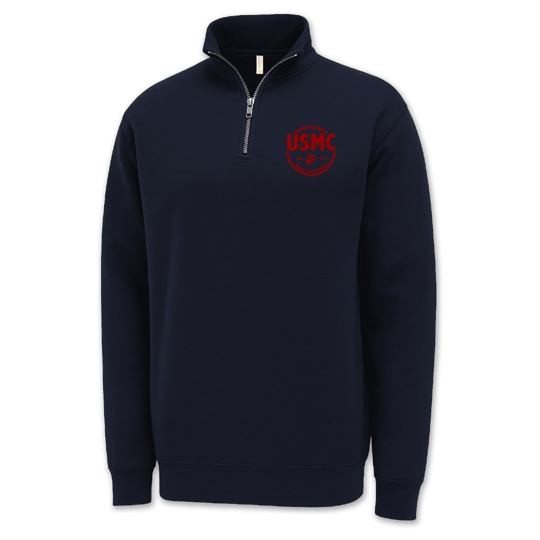 Marines Veteran 1/4 Zip