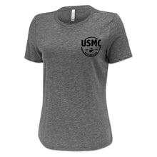 Load image into Gallery viewer, Marines Veteran Ladies T-Shirt