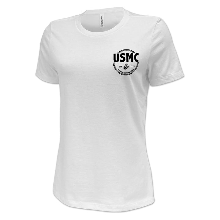 Marines Veteran Ladies T-Shirt