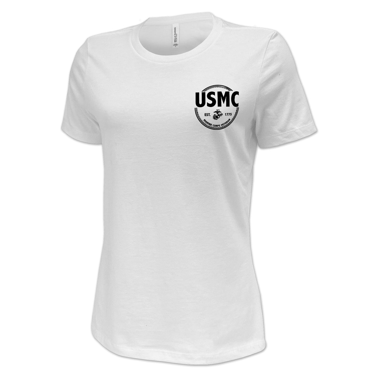 Marines Veteran Ladies T-Shirt