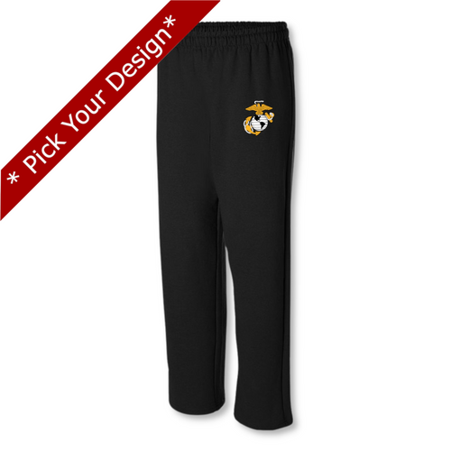 Pick Your Design Marines Sweatpants (Black)