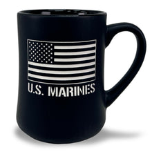 Load image into Gallery viewer, Marines American Flag MK Etched Mug (Black)