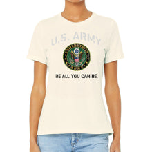 Load image into Gallery viewer, Army Ladies Vintage T-Shirt (Heather Natural)