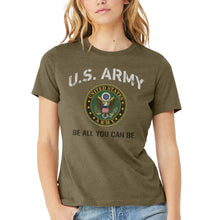 Load image into Gallery viewer, Army Ladies Vintage T-Shirt (Heather Olive)