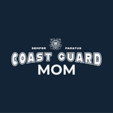 Load image into Gallery viewer, Coast Guard Mom Ladies T-Shirt (Navy)