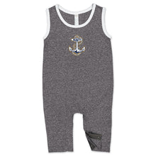 Load image into Gallery viewer, Navy Anchor Infant Tank Romper