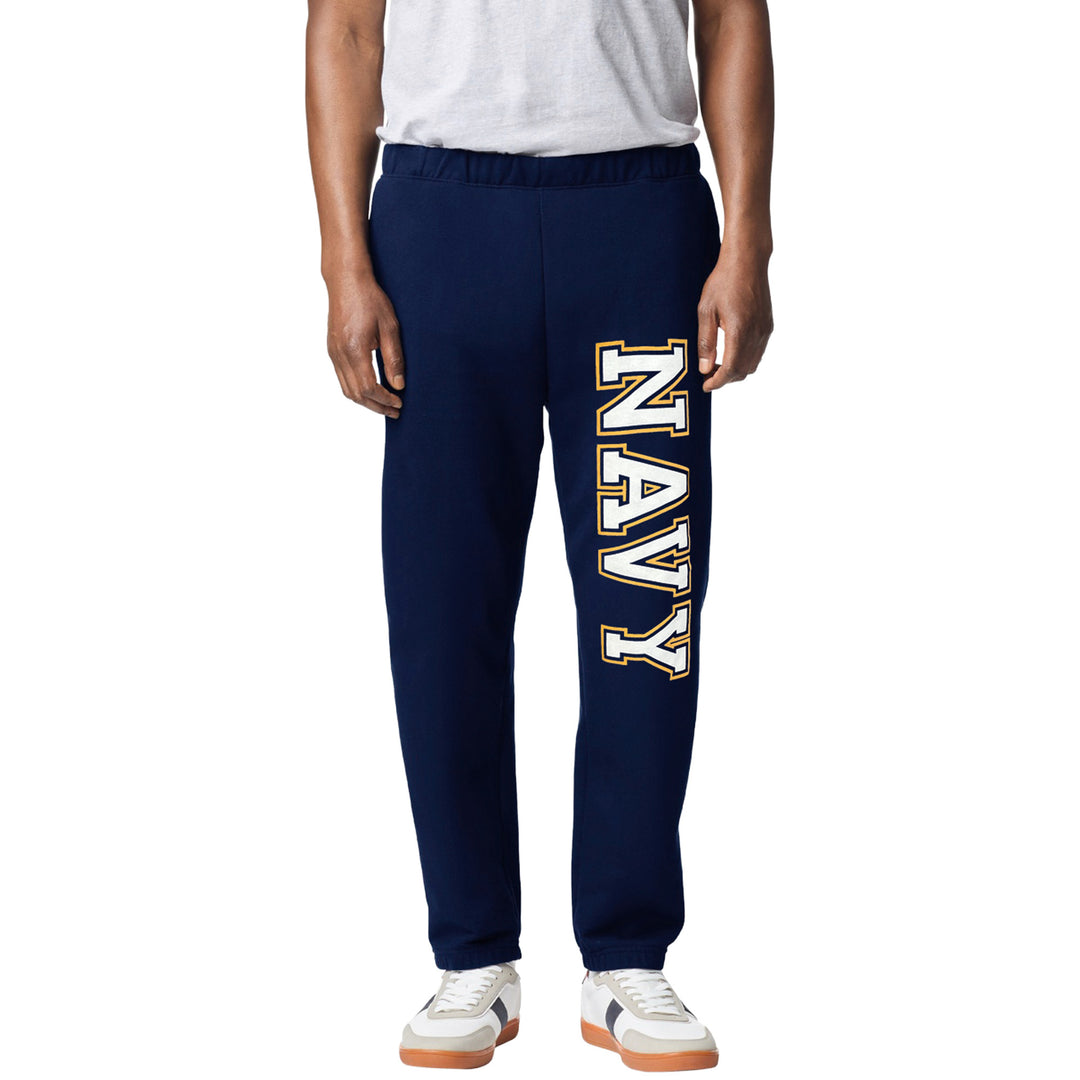 Navy Bold Block Sweatpant