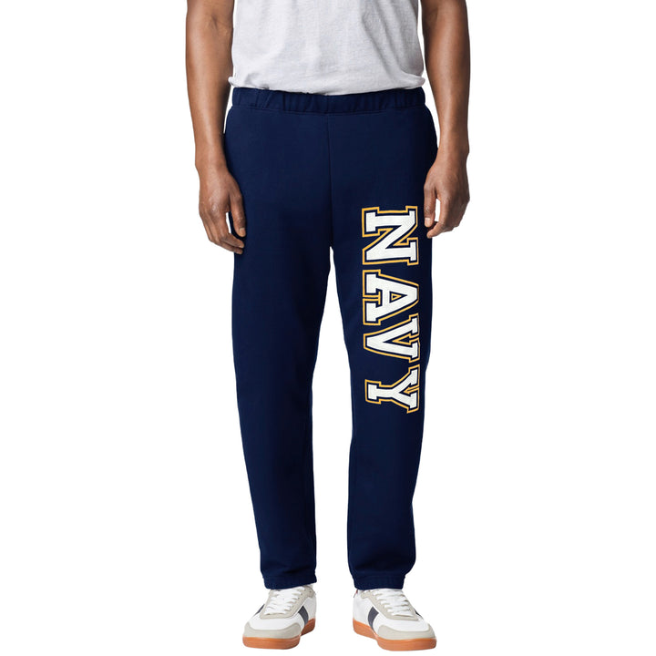 Navy Bold Block Sweatpant