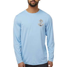 Load image into Gallery viewer, Navy Aruba Performance Longsleeve T-Shirt