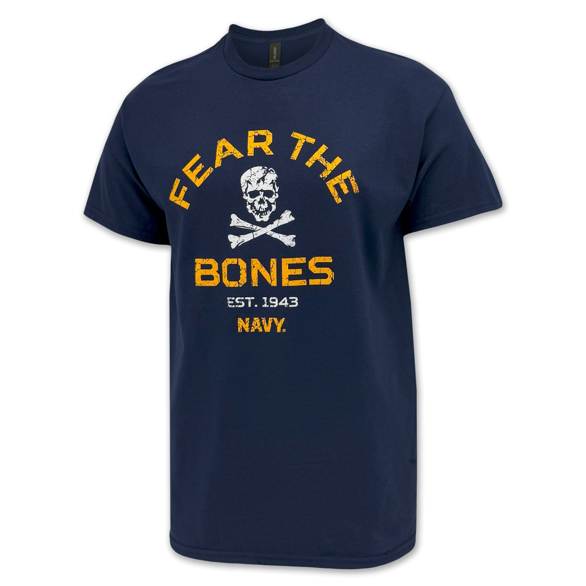 Navy Fear The Bones T-Shirt (Navy)