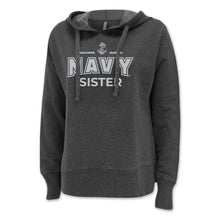 Load image into Gallery viewer, Navy Sister Ladies Hood