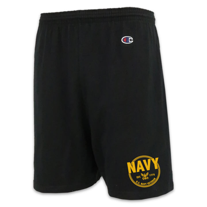 Navy Champion Veteran Cotton Short