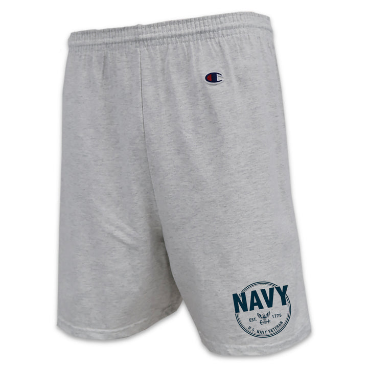 Navy Champion Veteran Cotton Short