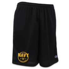 Load image into Gallery viewer, Navy Champion Veteran Mesh Short