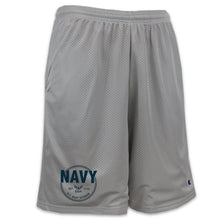 Load image into Gallery viewer, Navy Champion Veteran Mesh Short
