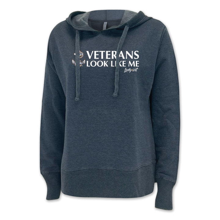 Navy Vet Looks Like Me Ladies Hood