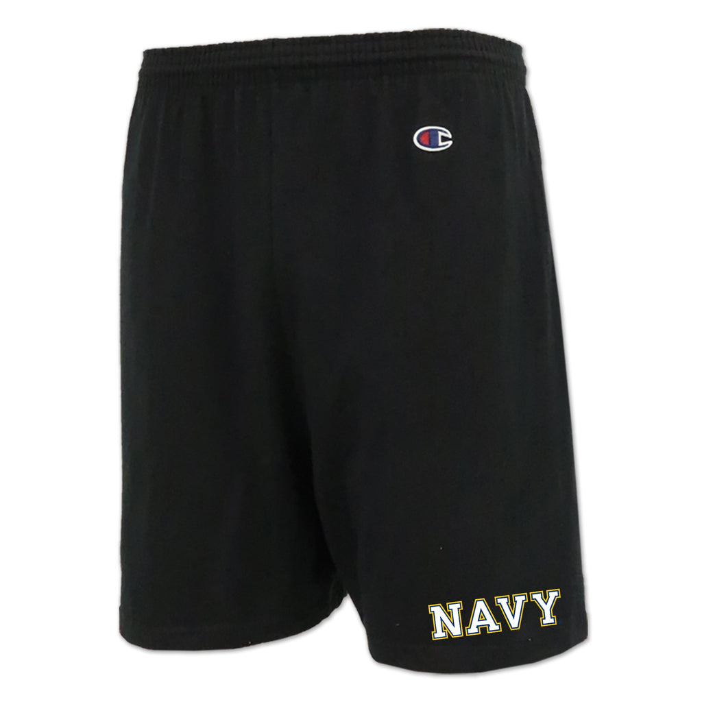 Pick Your Design Navy Cotton Shorts (Black)