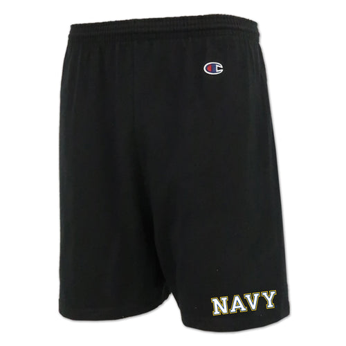 Pick Your Design Navy Cotton Shorts (Black)