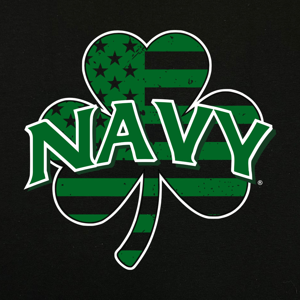 Navy Shamrock Quarter Zip