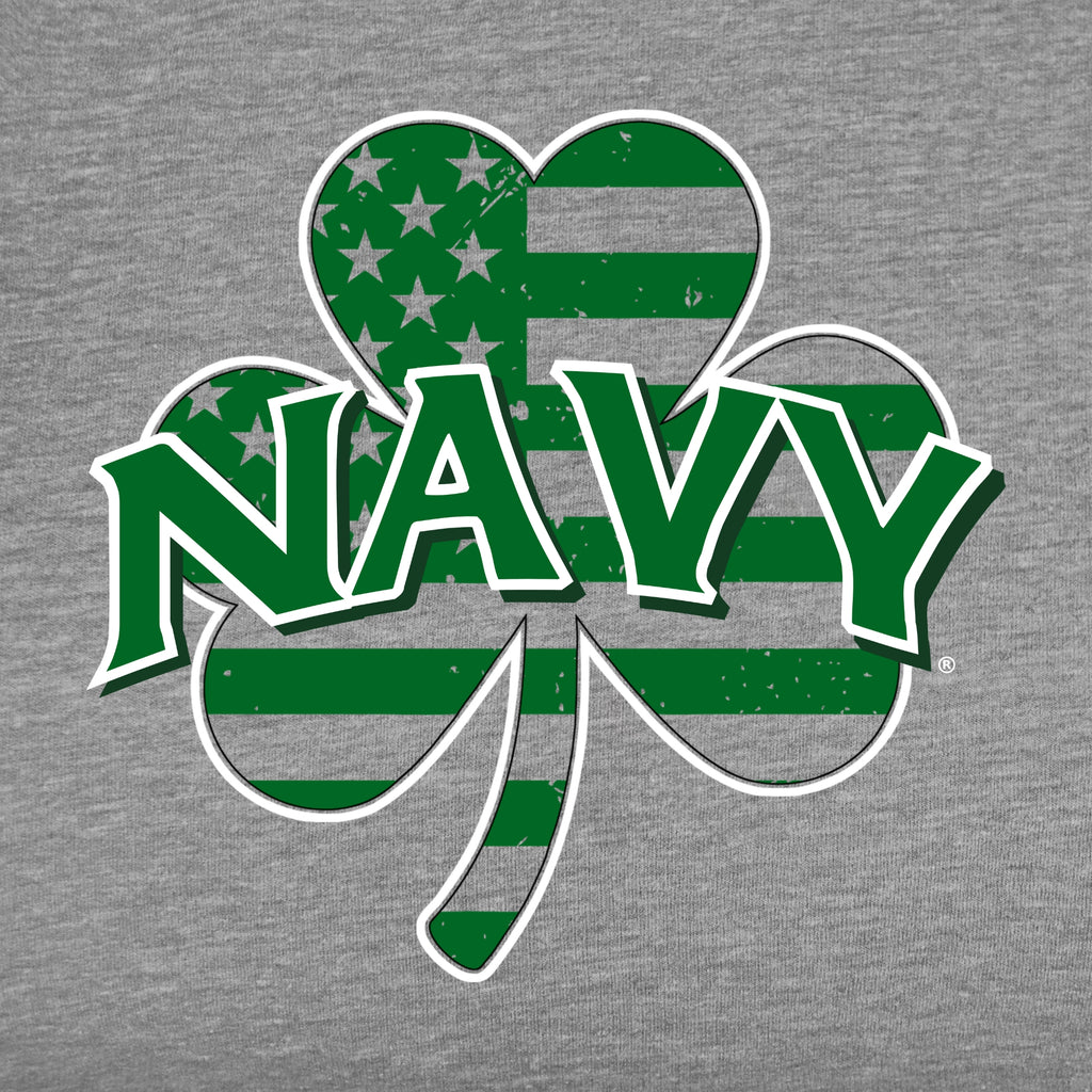 Navy Shamrock Hood