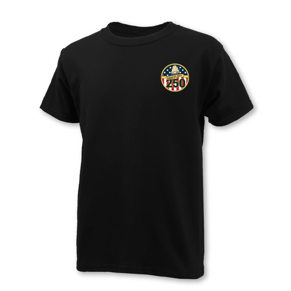 Navy 250th Anniversary Youth T-Shirt