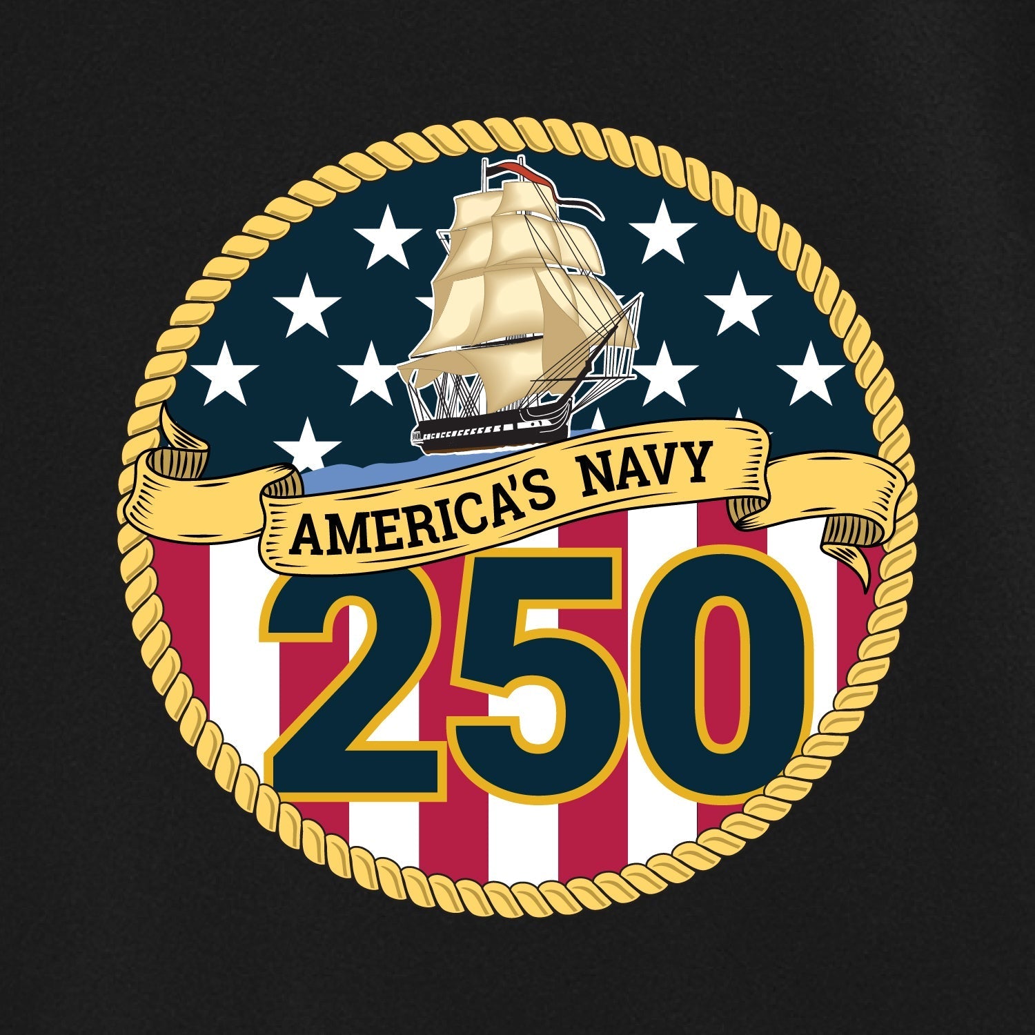 Navy 250th Anniversary Crewneck – Armed Forces Gear