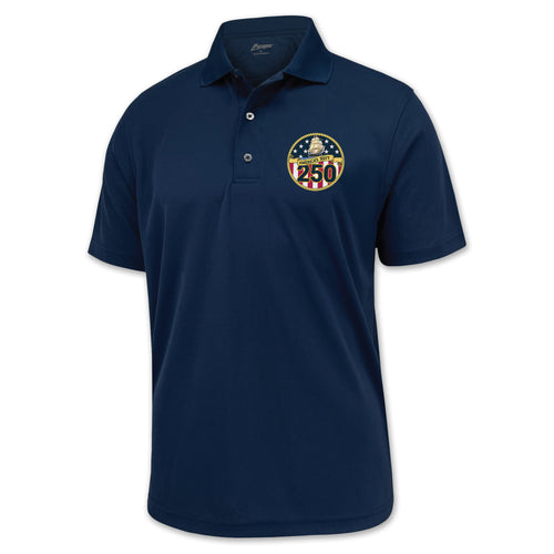 Navy 250th Anniversary Polo