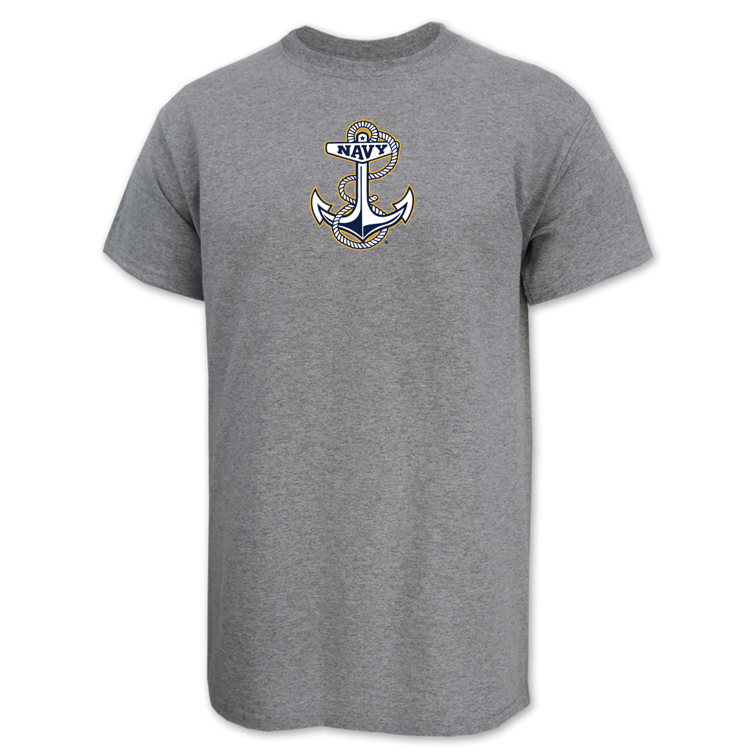 Navy Anchor USA Made T-Shirt