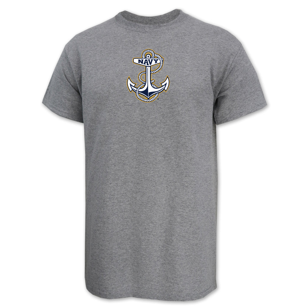 Navy Anchor USA Made T-Shirt