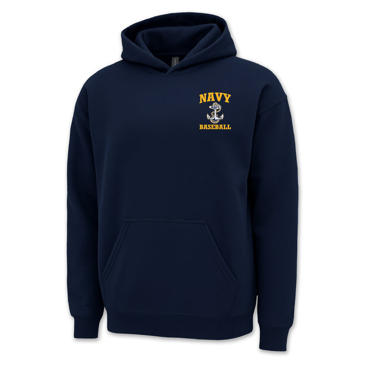 Navy Anchor Baseball Hood