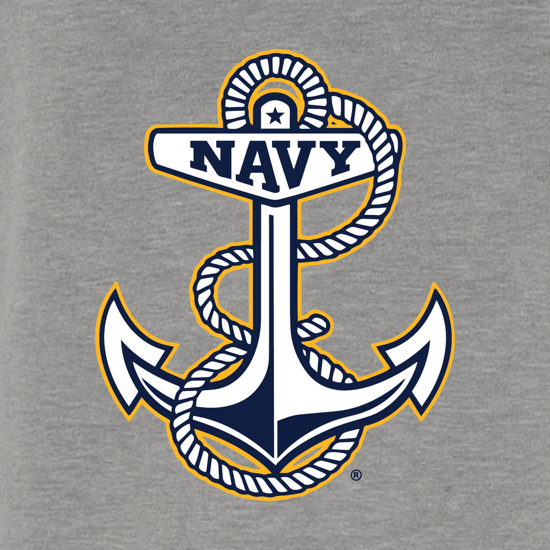 Navy Anchor Logo Full Zip