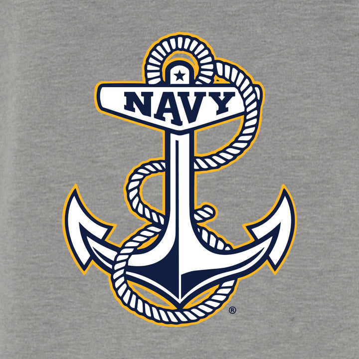 Navy Anchor Logo Full Zip