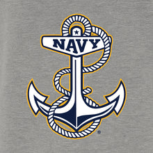 Load image into Gallery viewer, Navy Anchor Logo Full Zip